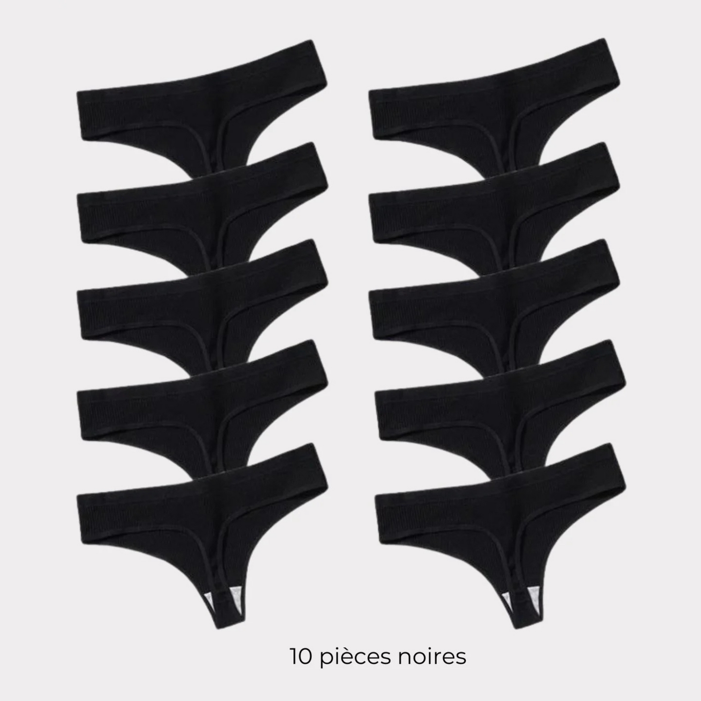 Lot de strings confortables en coton