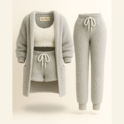 Kuscheliger Pyjama aus Strick