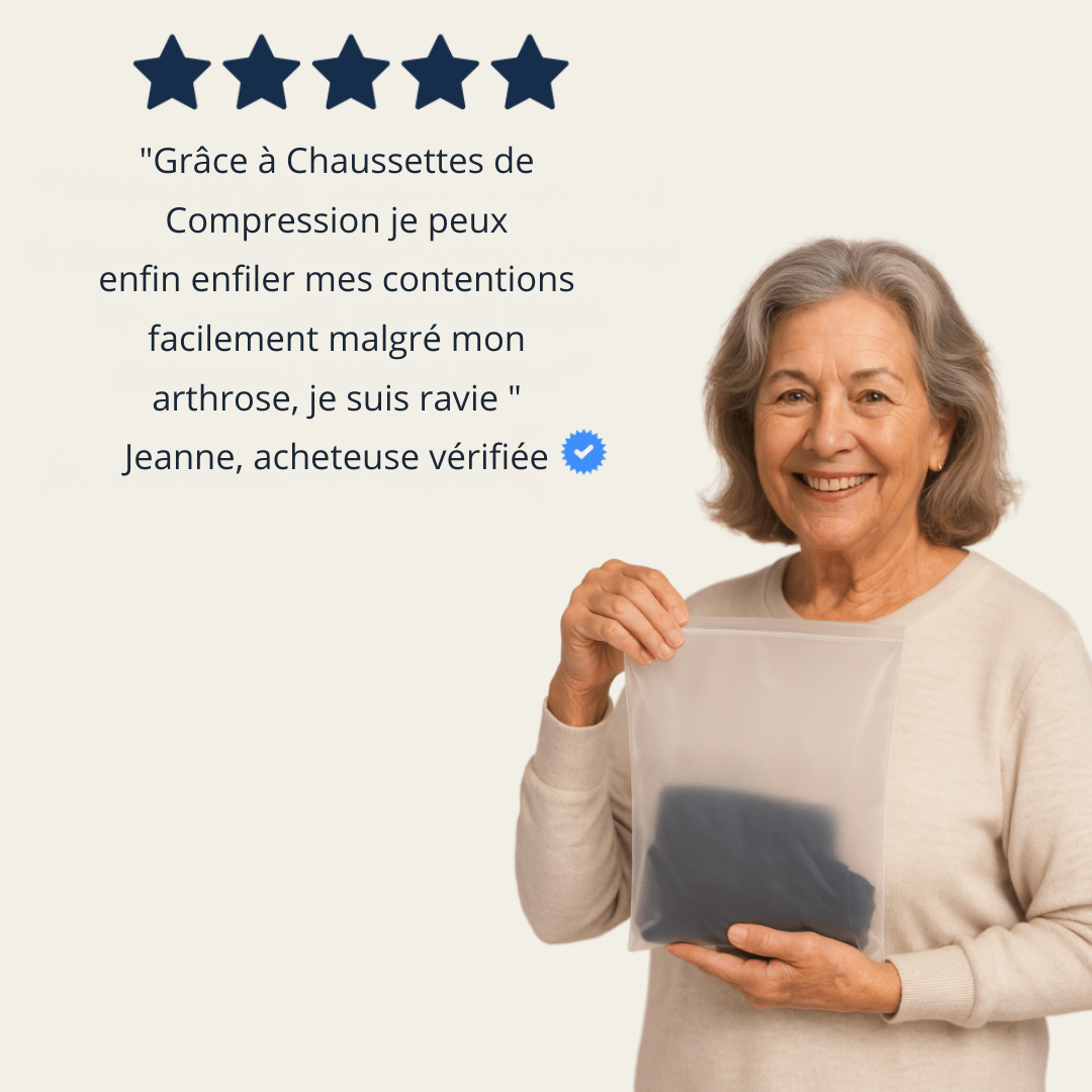 Kompressionsstrümpfe mit Reißverschluss