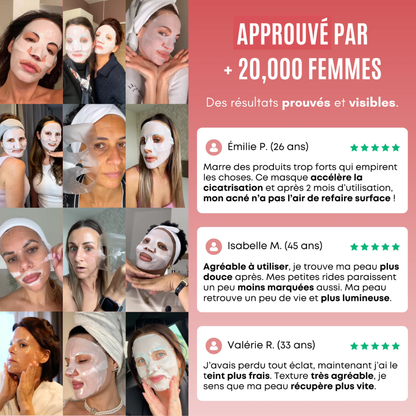 Masque Hydratant Anti-Âge au Collagène