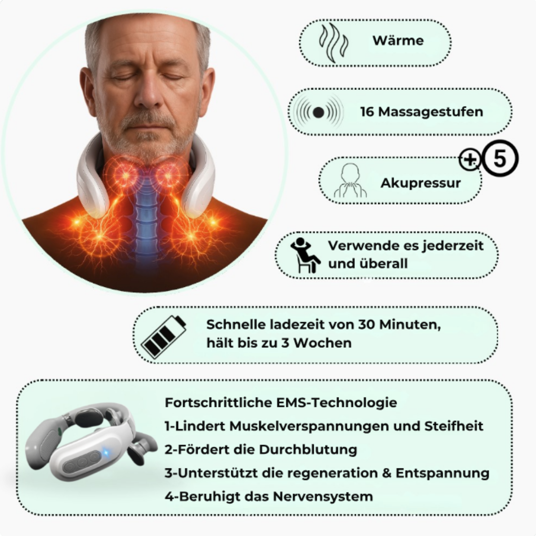 Appareil de relaxation cervicale chauffant