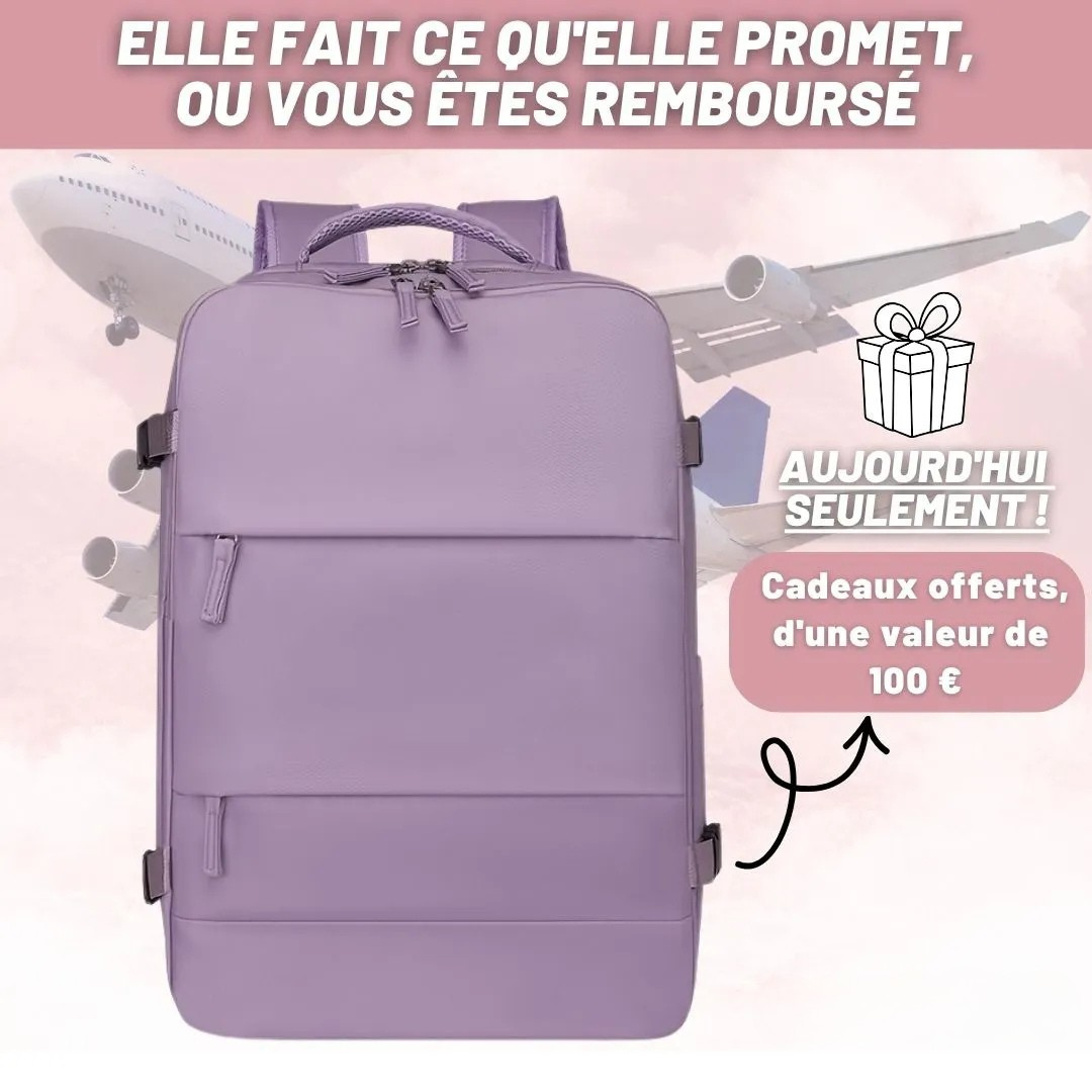 Sac à dos de voyage extensible pour femmes actives