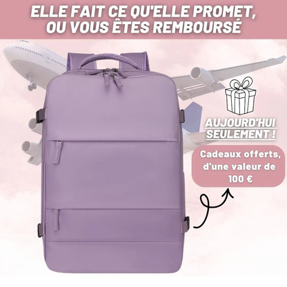 Sac à dos de voyage extensible pour femmes actives