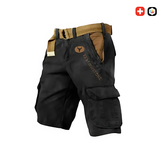 Herren Cargo-Shorts mit 6 Taschen – Robuste Freizeithose