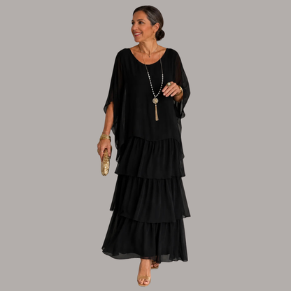 Elegantes und bequemes, fließendes langes Kleid für Damen