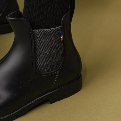 Bottes Chelsea Noires Imperméables