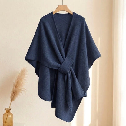 Langer Poncho-Schal für Damen