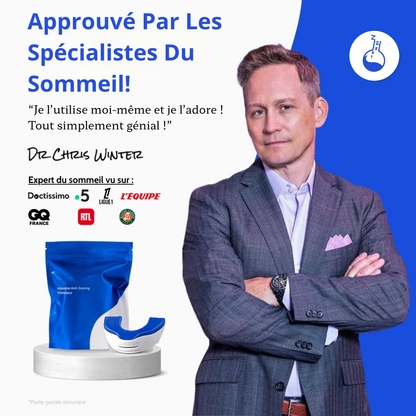 Verstellbare Mundorthese gegen Schnarchen