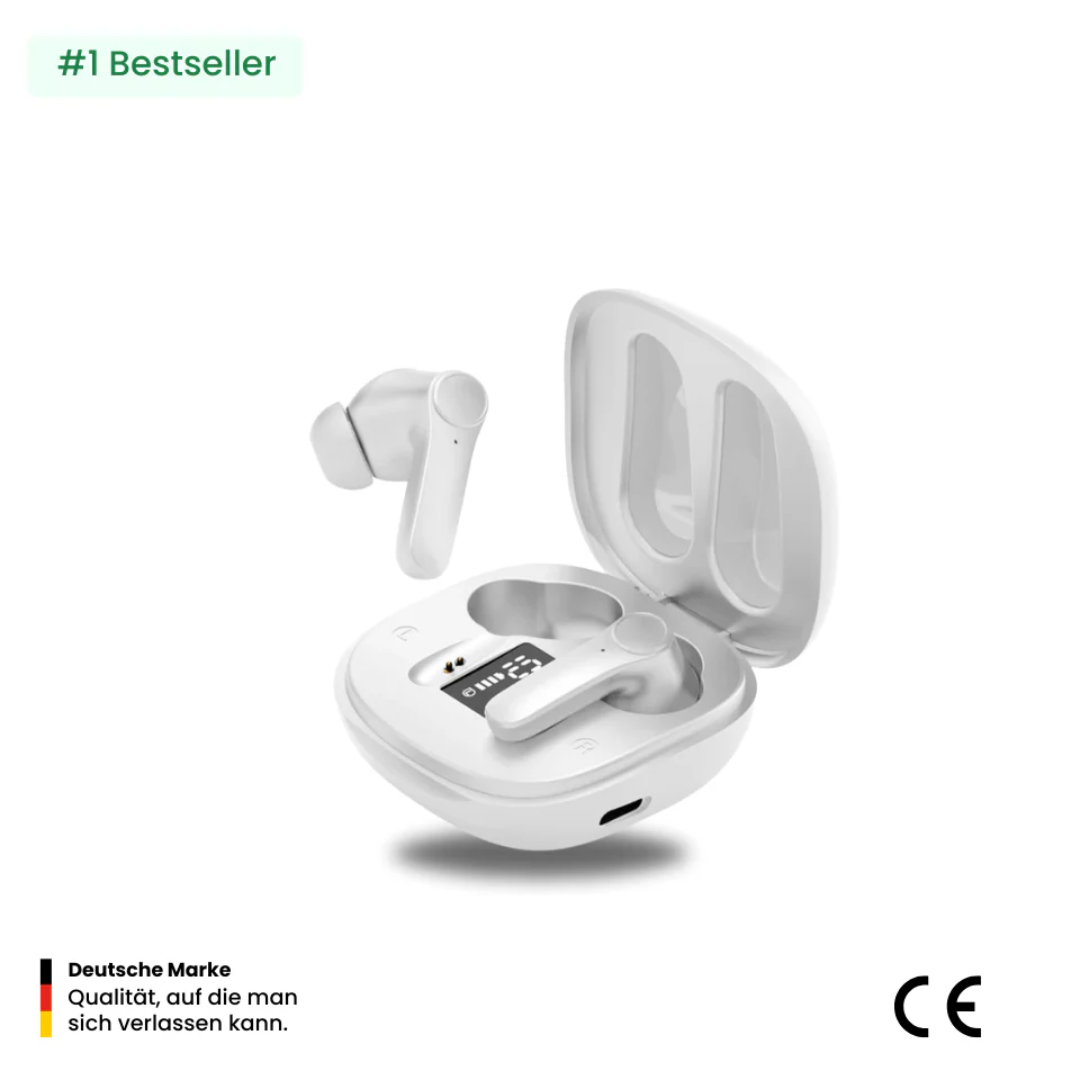 Kabellose Kopfhörer mit Geräuschunterdrückung und Ladecase