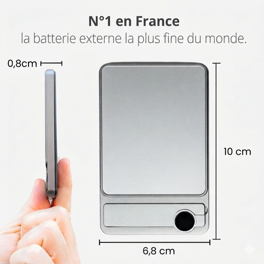 Ultrakompakte externe Mini-Powerbank