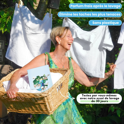 Feuilles de lessive écologiques
