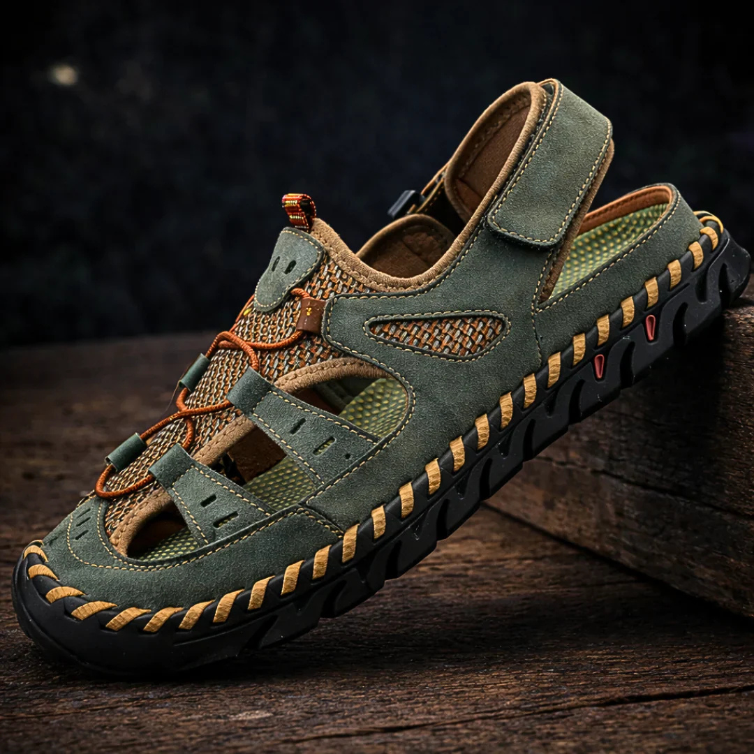 Sandales Homme en Cuir Confortables