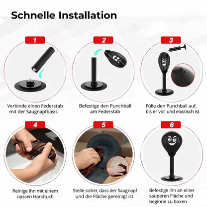 Ballon de frappe autoportant