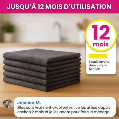Chiffon en microfibre ultra-absorbant