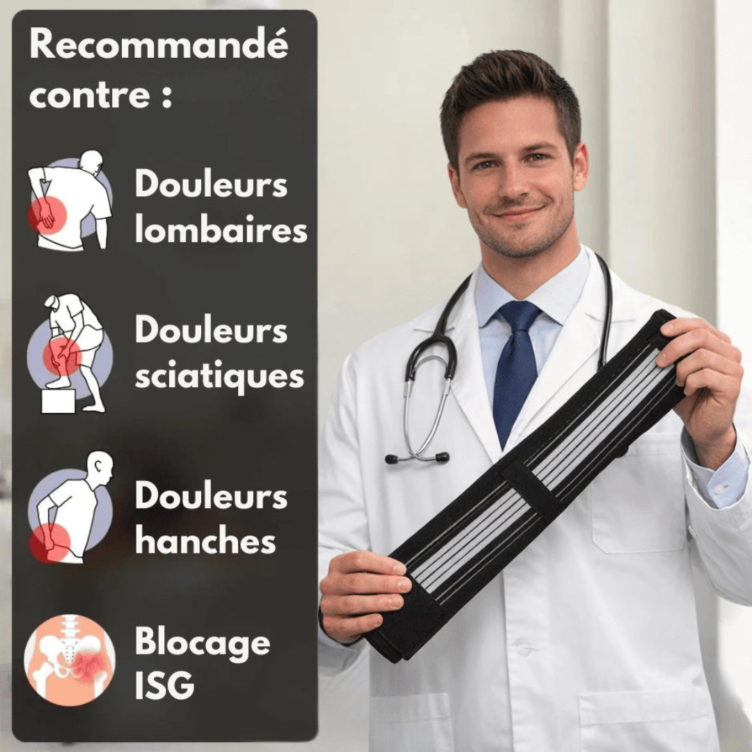 Ceinture Orthopédique Soulagement Douleurs Lombaires