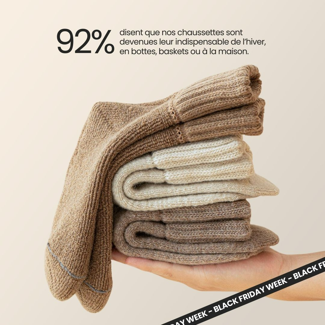 Dicke, weiche Wintersocken