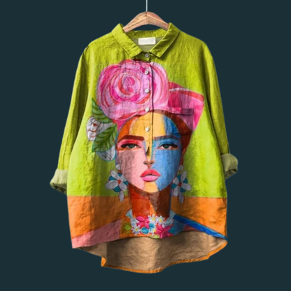 Chemise Femme Artistique Colorée
