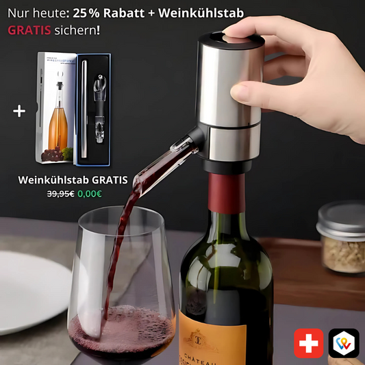 Elektrischer Weinspender mit Belüfter