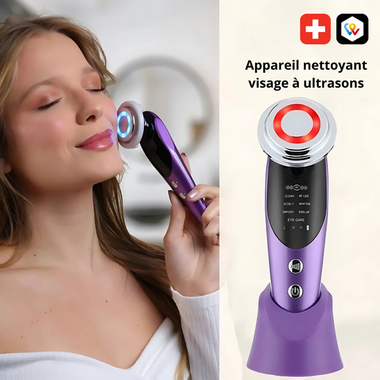 Appareil nettoyant visage à ultrasons