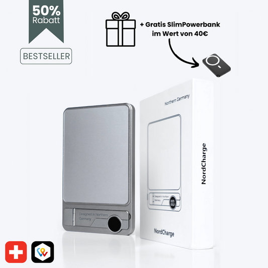 Magnetische Powerbank mit Display