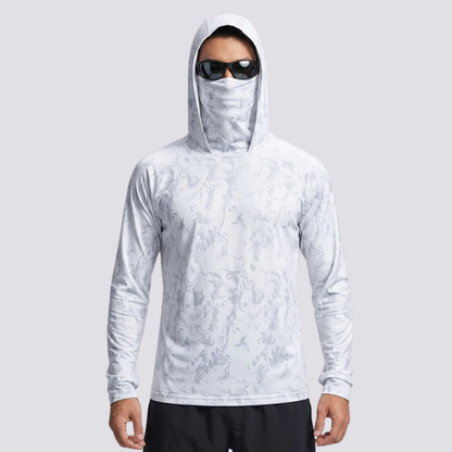 UV-Schutz-Sweatshirt mit integrierter Kapuze