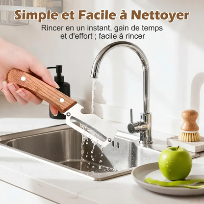 Éplucheur Multifonction en Bois