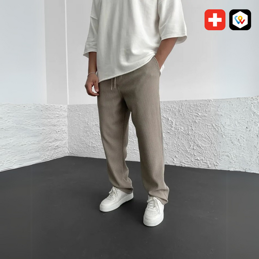 Ripp-Hose mit lockerem Sitz