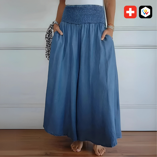 Pantalon jupe-culotte confortable