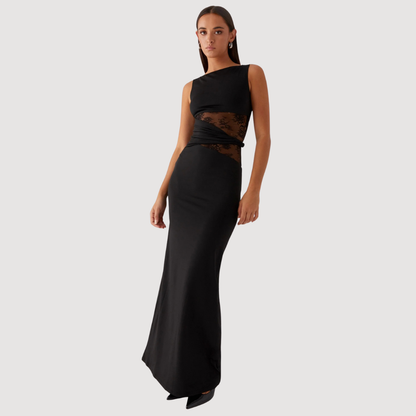 Elegantes Abendkleid mit femininen Cutouts
