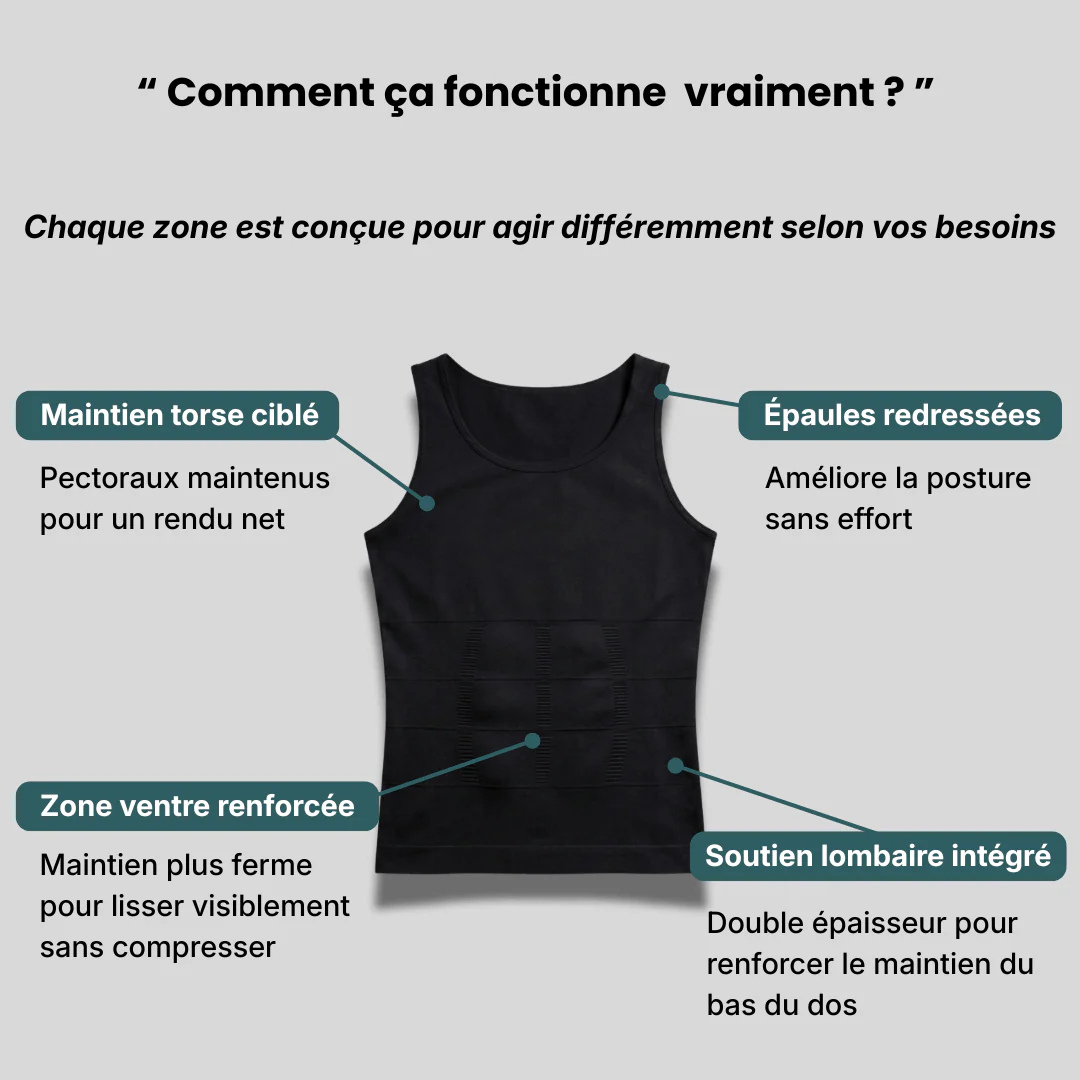 Débardeur Effet Sculptant Homme