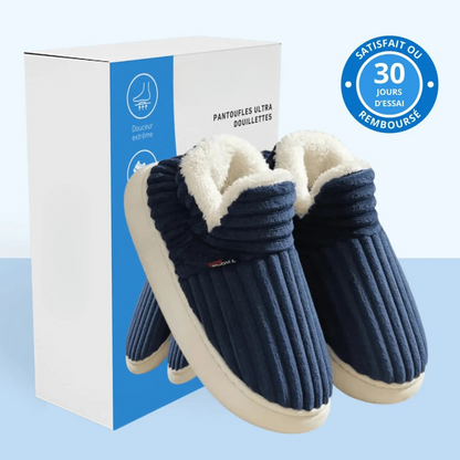 Chaussons cocooning doublés