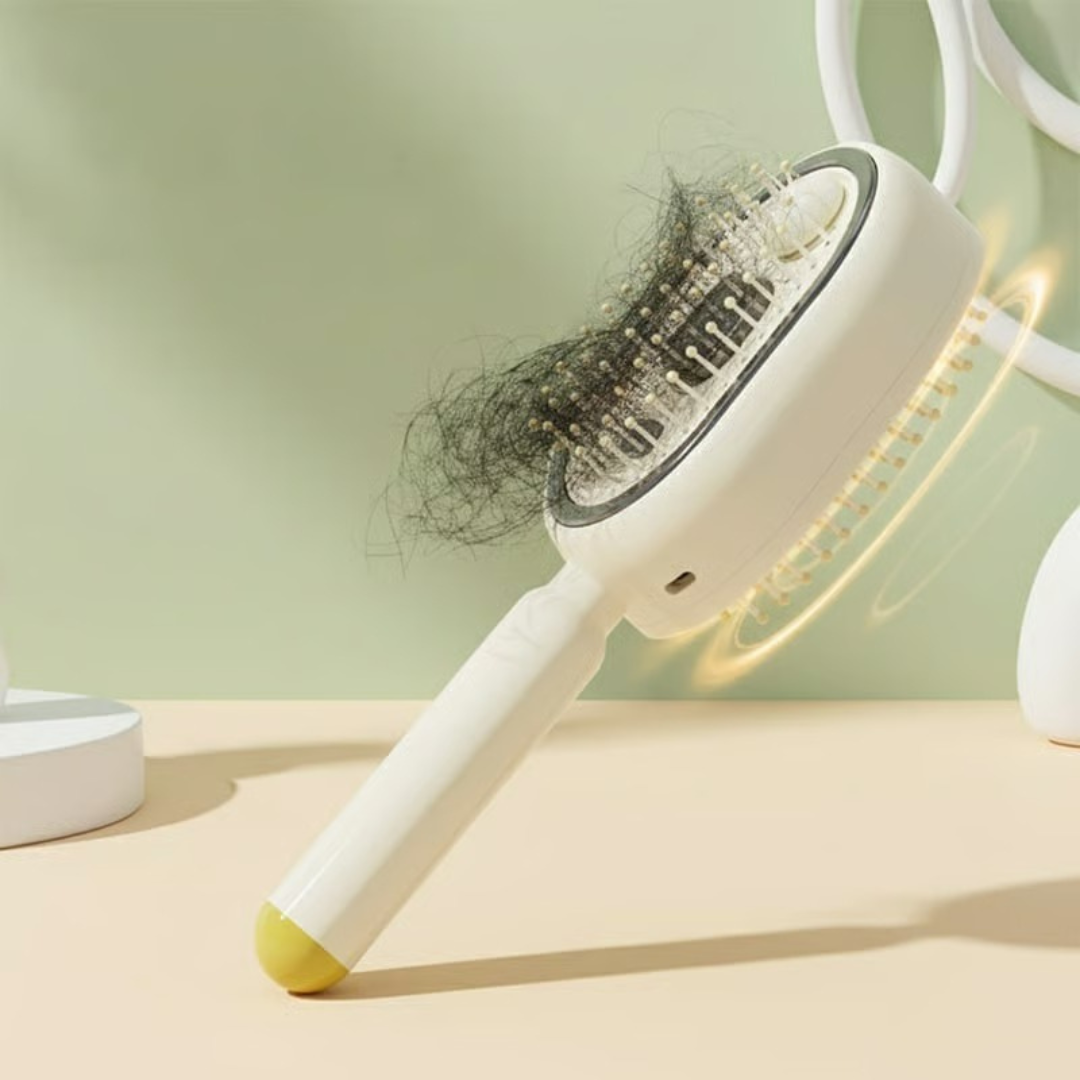 Brosse vapeur cheveux lissante