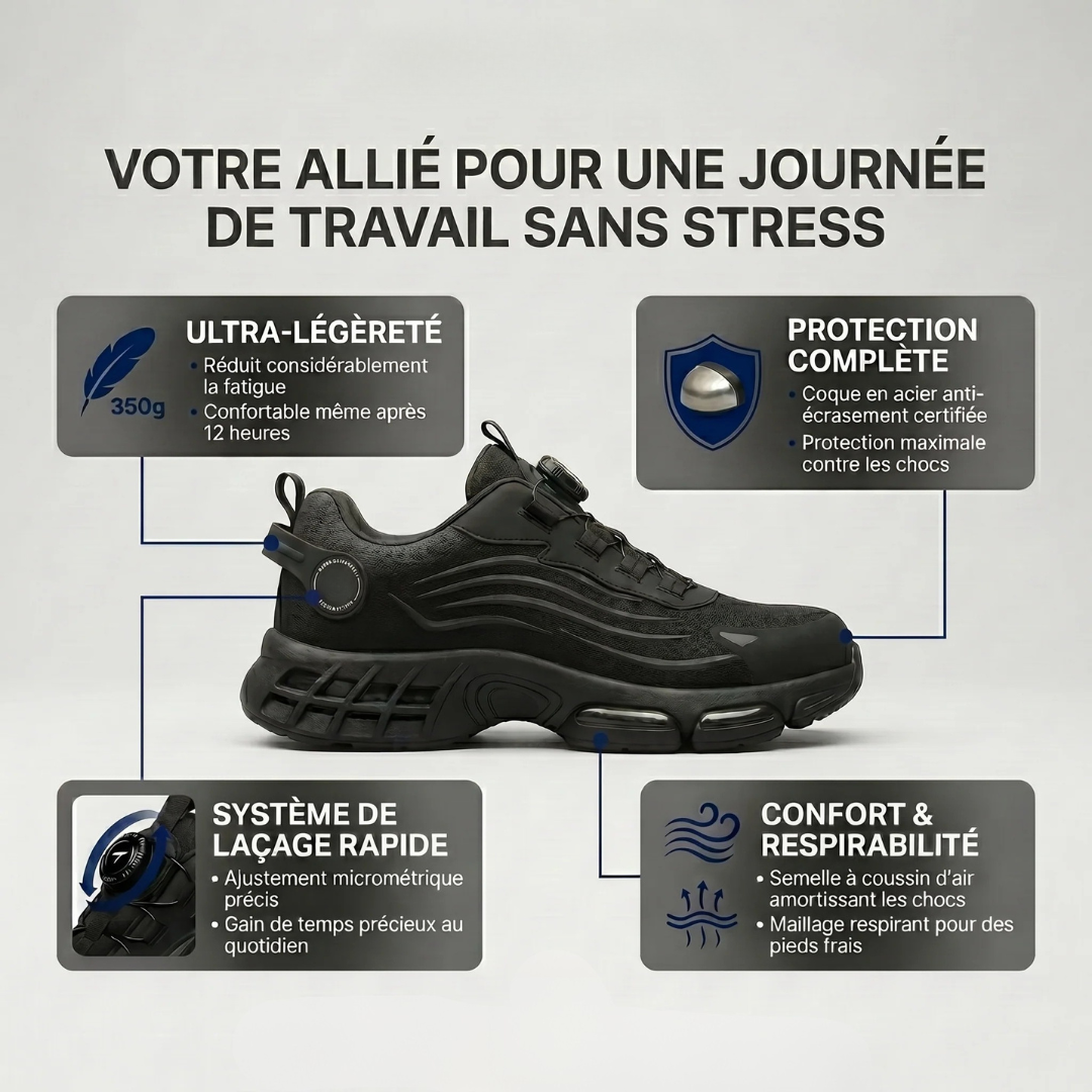 Leichte Schuhe mit Schnellverschluss