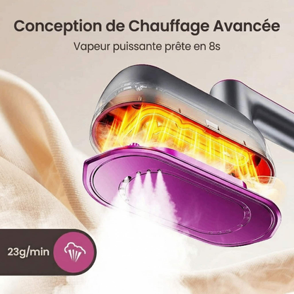 Tragbares 2-in-1-Dampfbügeleisen