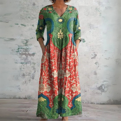 Robe Maxi Fluide Colorée