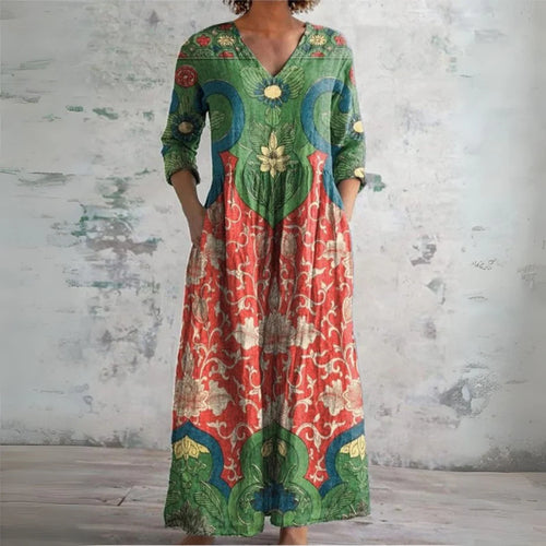 Robe Maxi Fluide Colorée