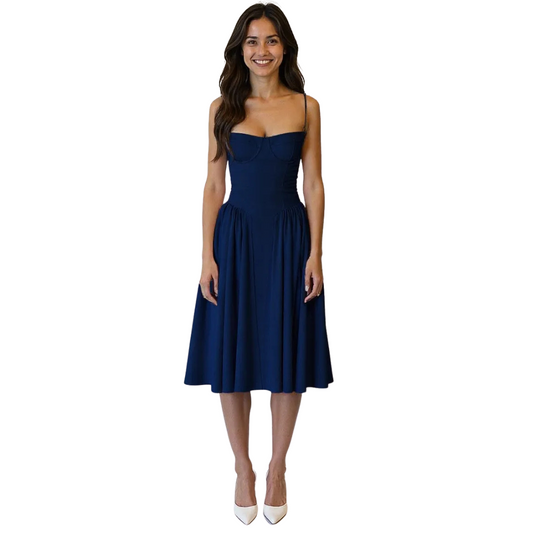 Robe Corset Midi Élégante