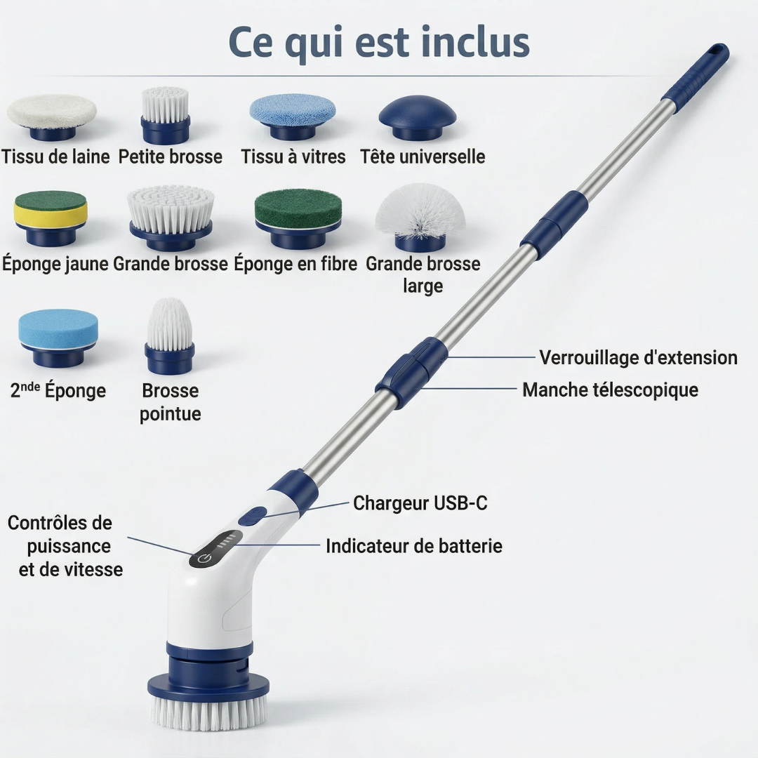Ein leistungsstarkes und ergonomisches Rotationsreinigungsgerät für Ihr Zuhause