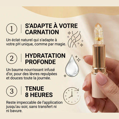 Baume à lèvres révélateur de teinte