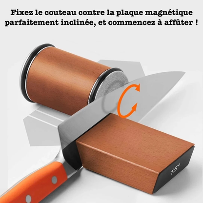 Aiguiseur de couteaux magnétique