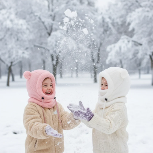 Gefütterte Winter-Kinder-Sturmhaube
