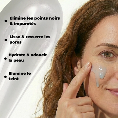Exfoliant pour le visage au riz noir