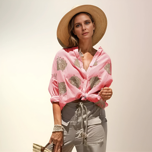Valentine Paris™ I Gaby - Blouse Légère et Chic