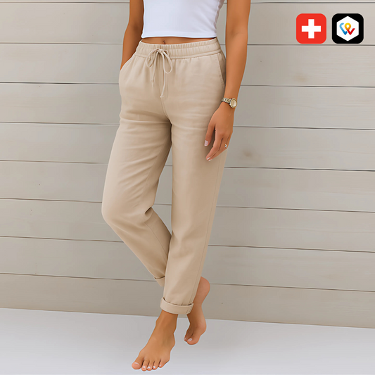 Leichte Damenhose aus Leinen