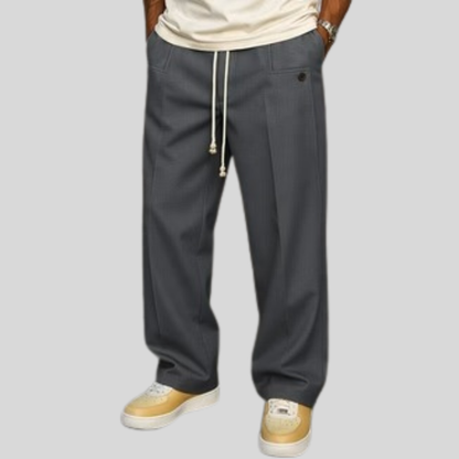 Pantalon ajusté à cordon