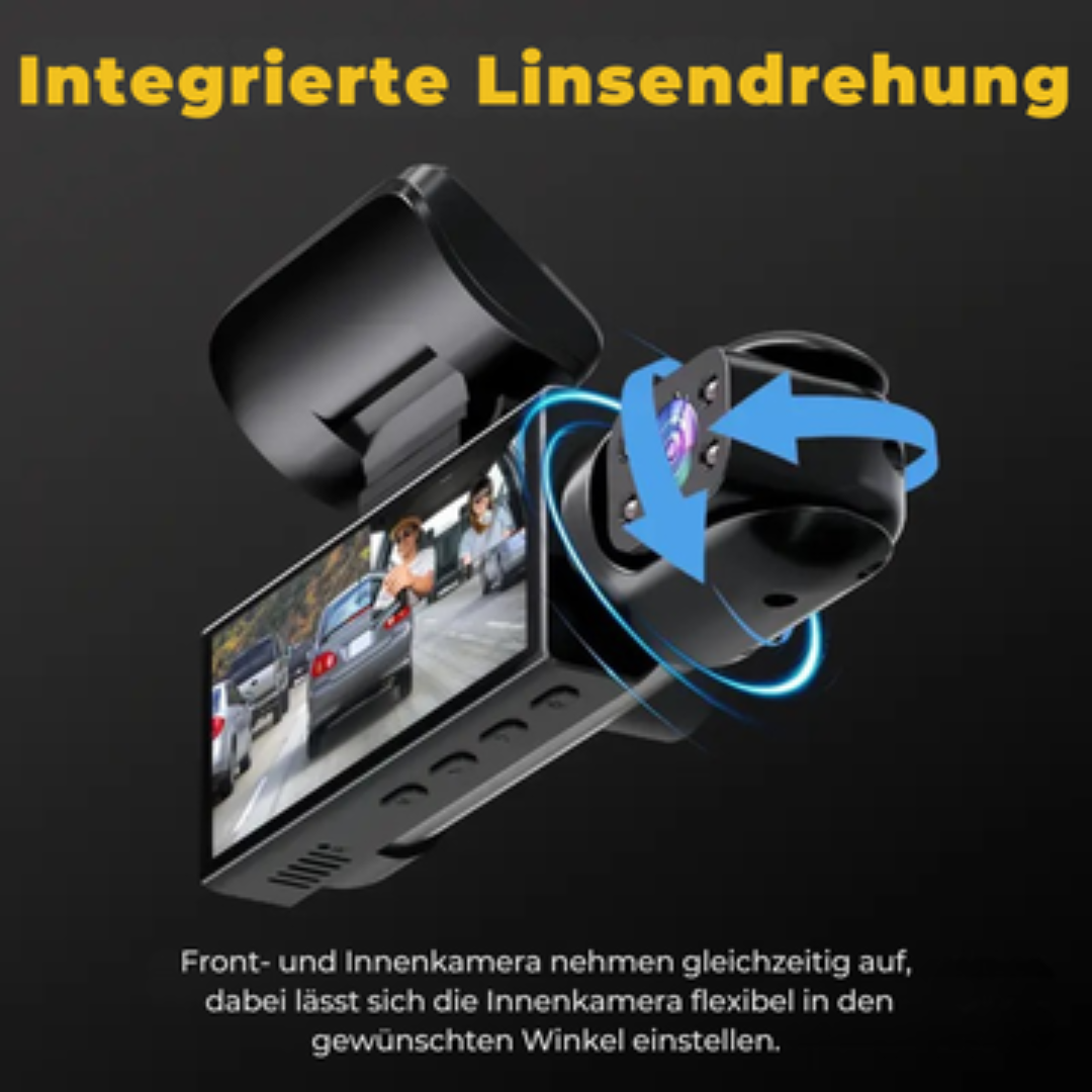 Doppelte Dashcam für mehr Sicherheit