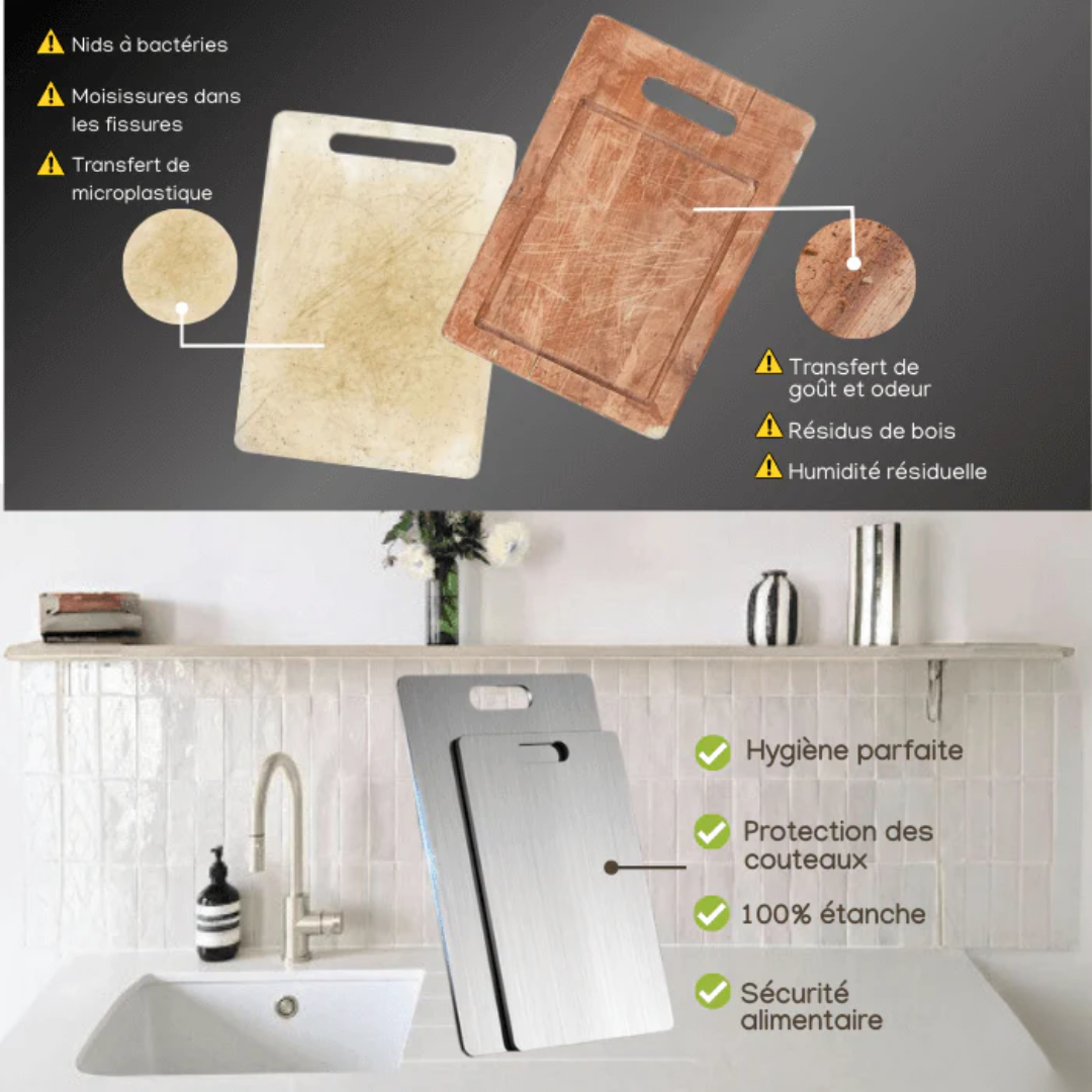 Planche à découper en titane