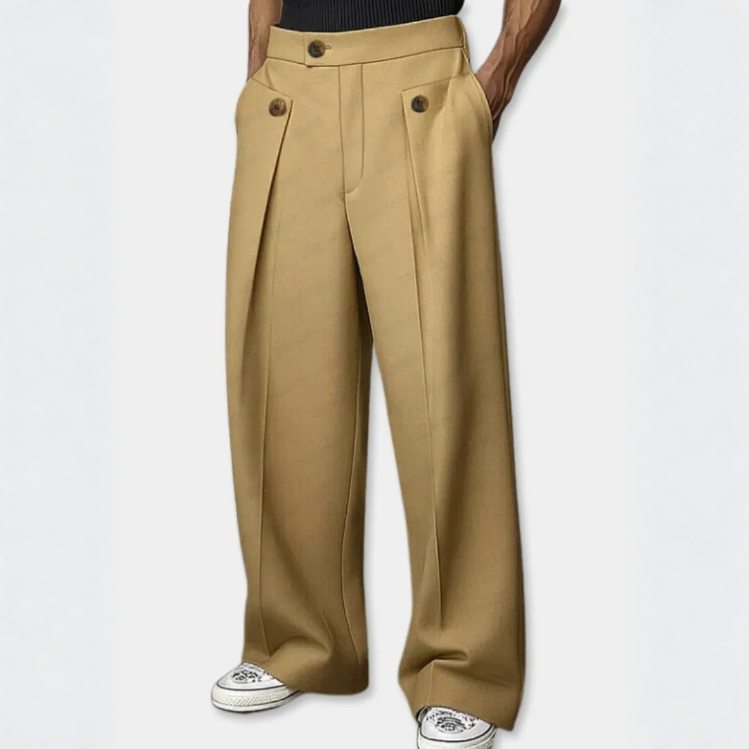 Pantalon habillé à pinces homme