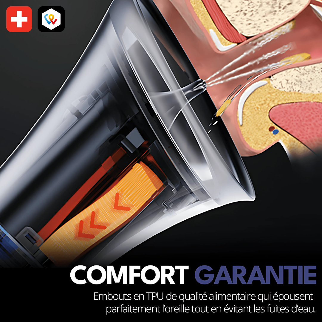 Nettoyant auriculaire doux et efficace