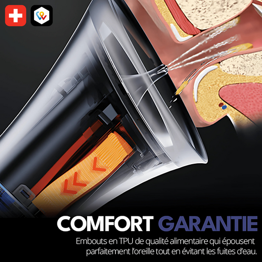 Nettoyant auriculaire doux et efficace